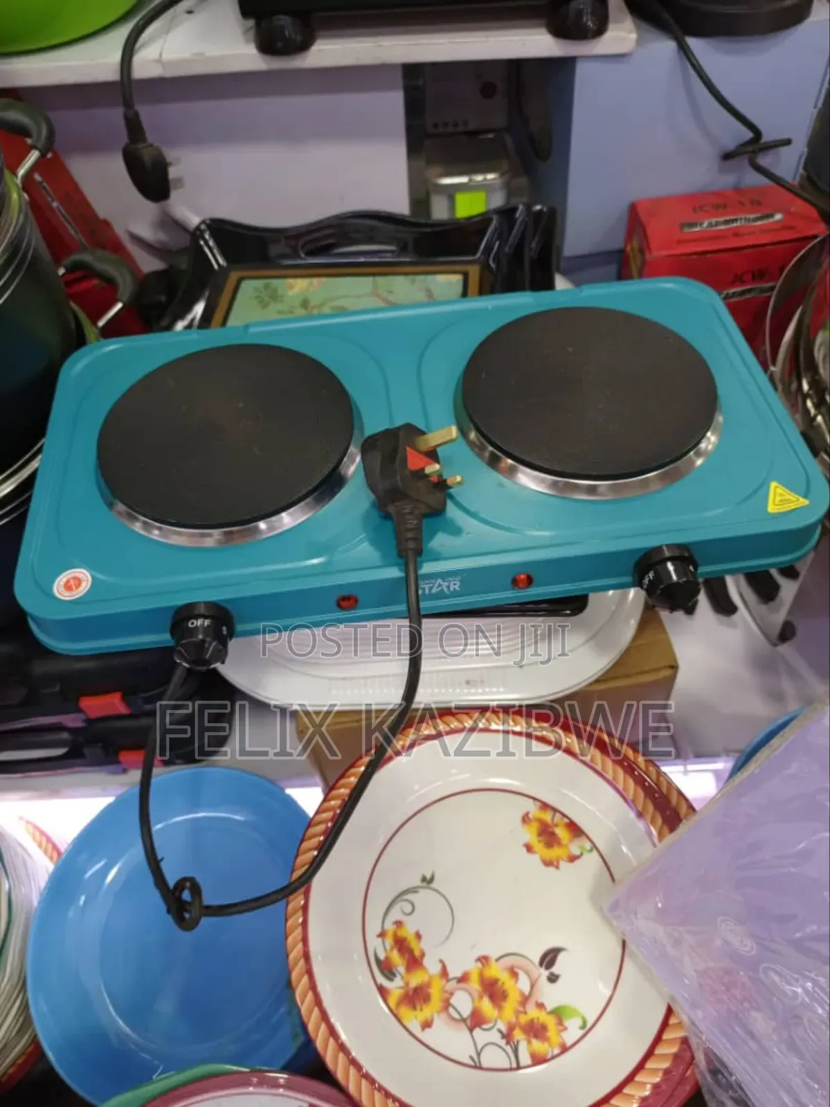 Winning Star Double Solid Electric Hot Plate.