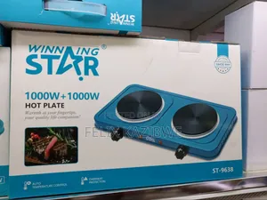 Winning Star Double Solid Electric Hot Plate.