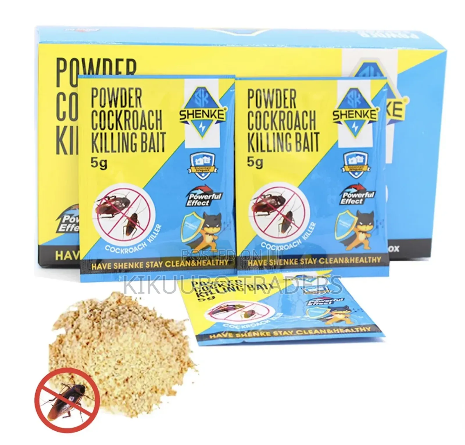 Pack of 50pcs Cockroach Powder Bait