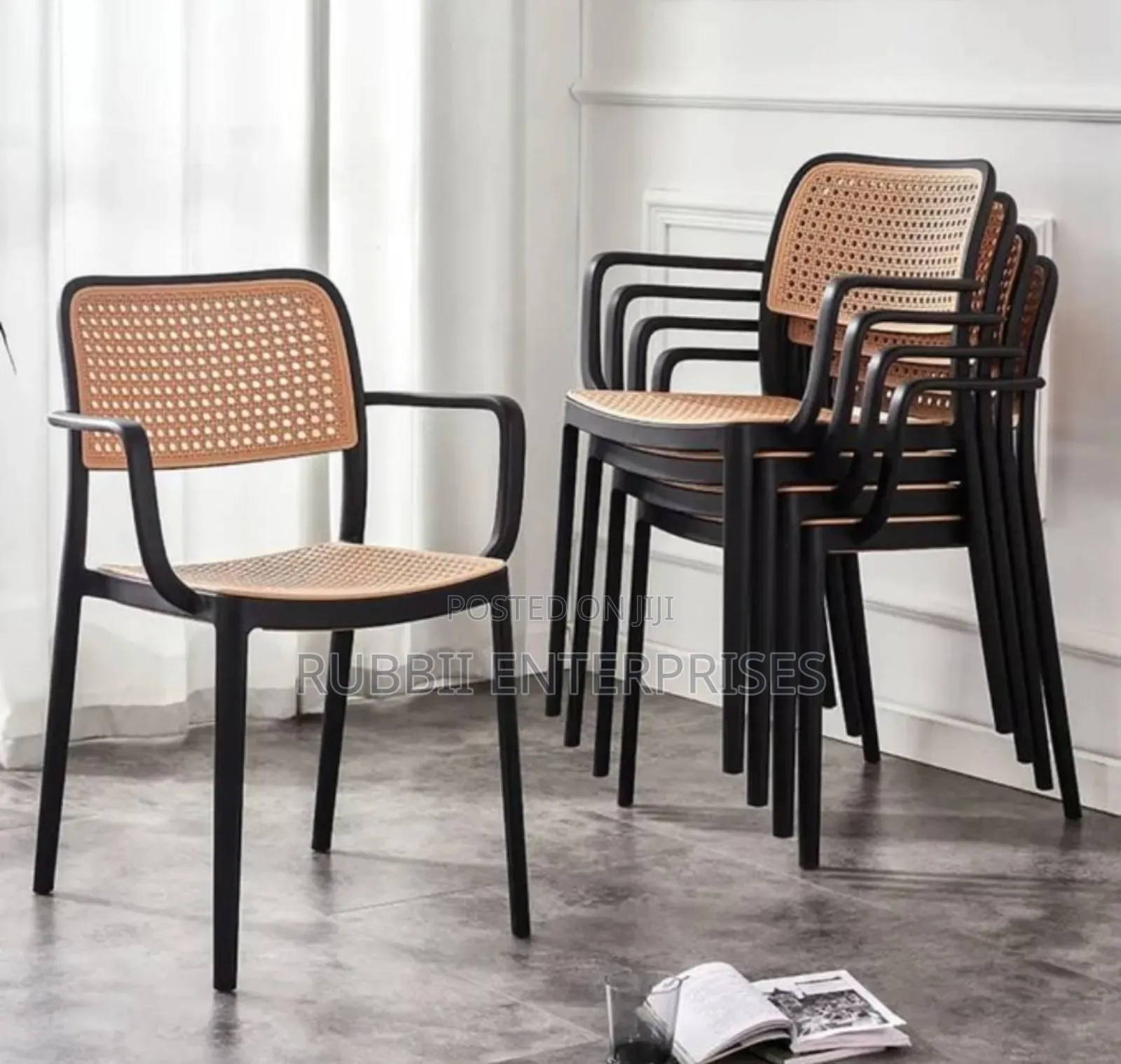 Executive Plastic Chairs 6pcs