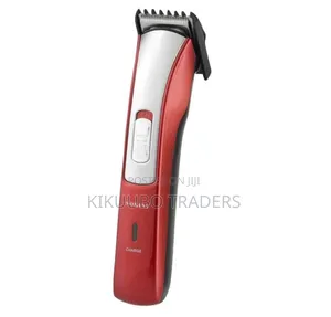 Rechargeable Hair Trimmer, Red