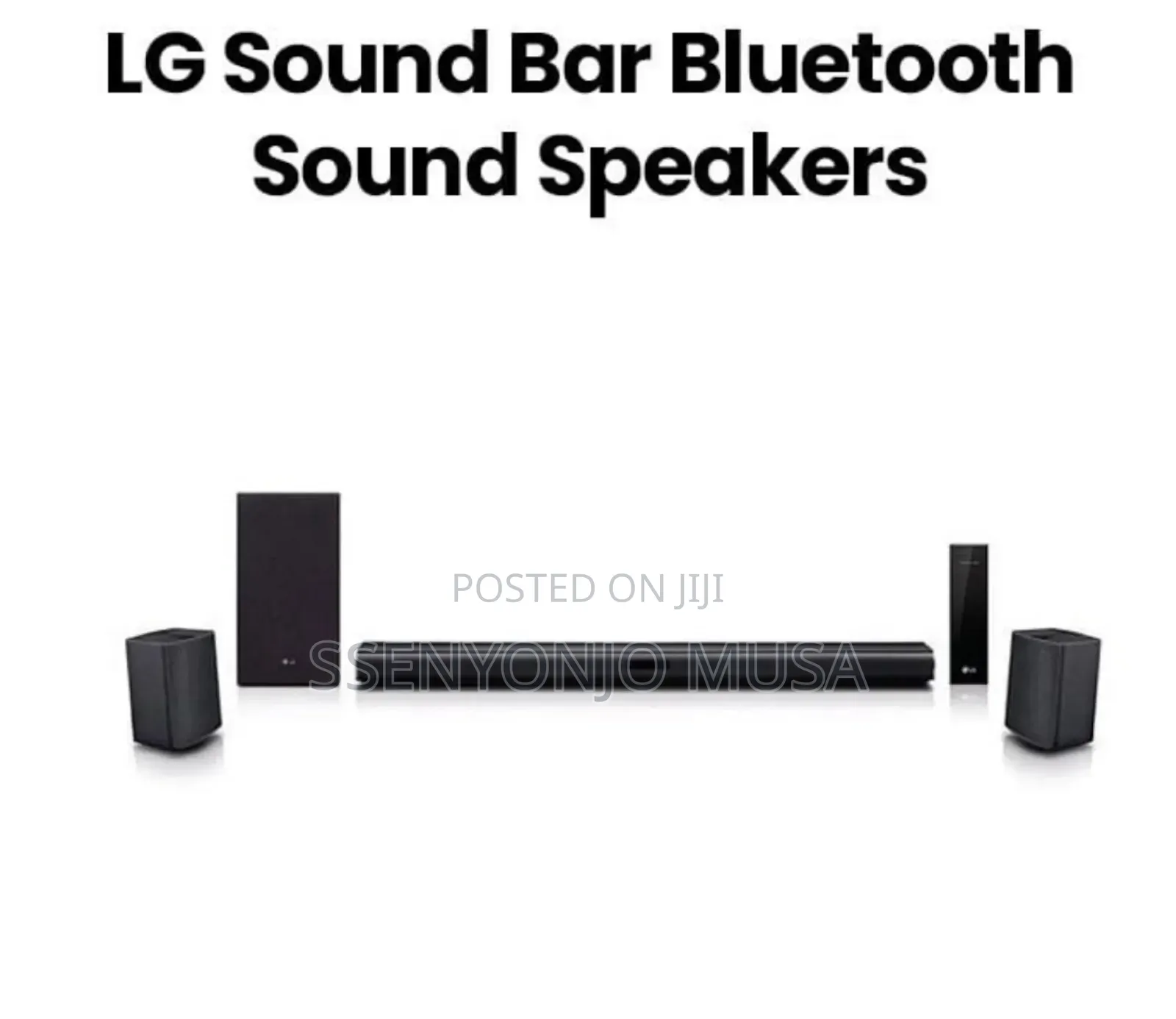 Lg Soundbar 4.1 Channel 420w With Wireless Subwoofer Rear Speakers