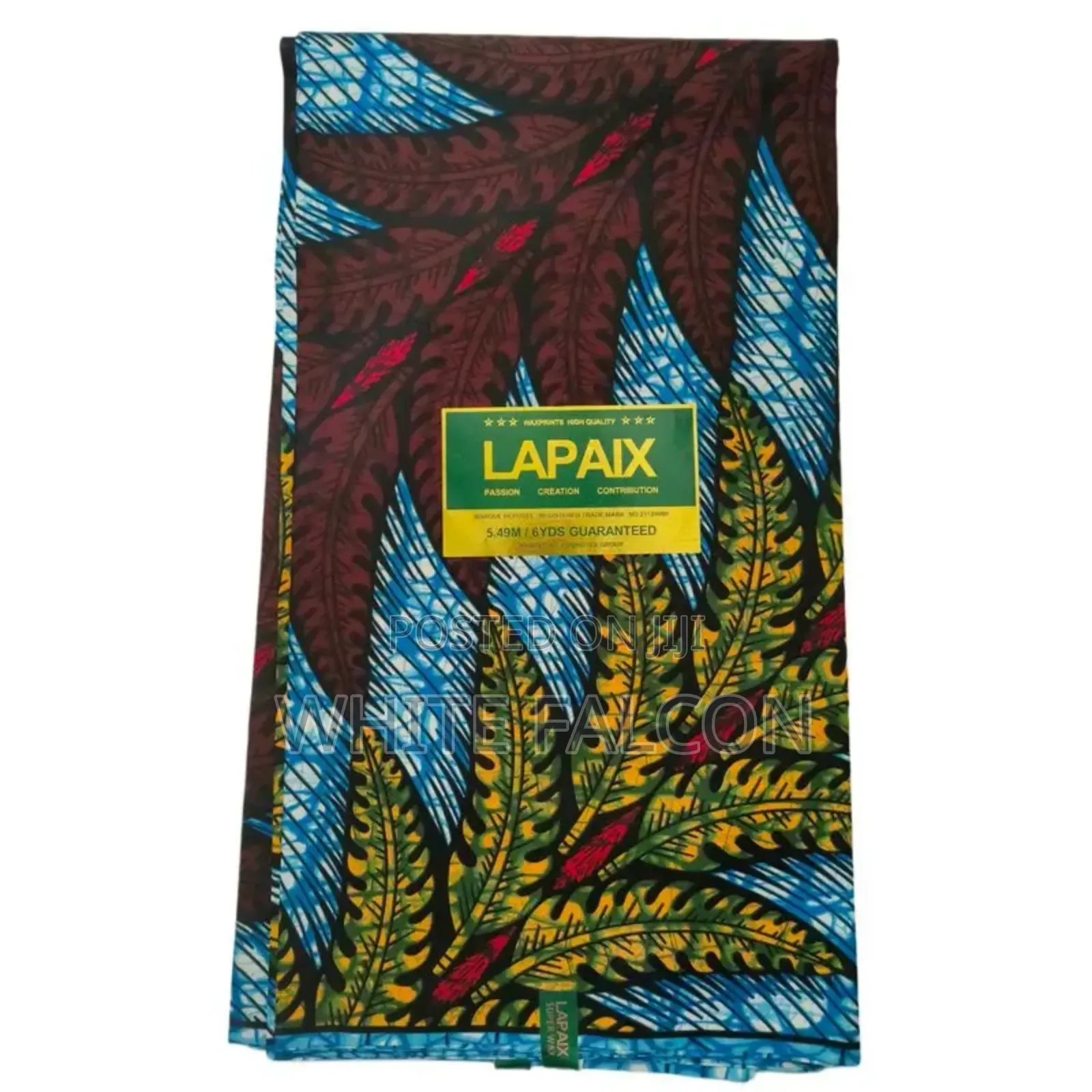 Kitenge-Lapaix Super Wax 6 Yards, Chitenge