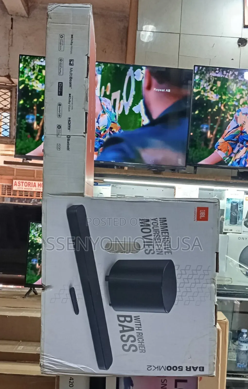 JBL Bar 500mk2 5.1 Channel 750w Soundbar With Wireless 10" Subwoofer