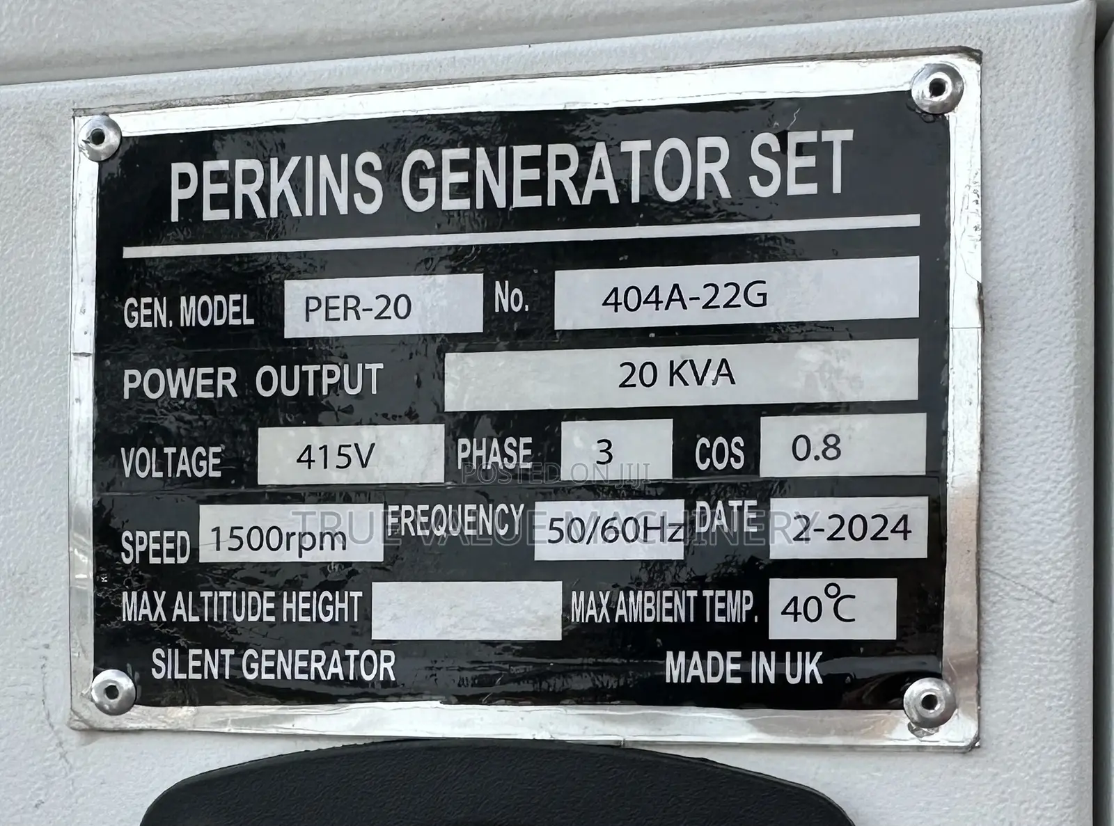 Generator Perkins 20 Kva With Ats