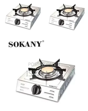 Sokany Compact Single-Burner Portable Gas Stove - Multicolor