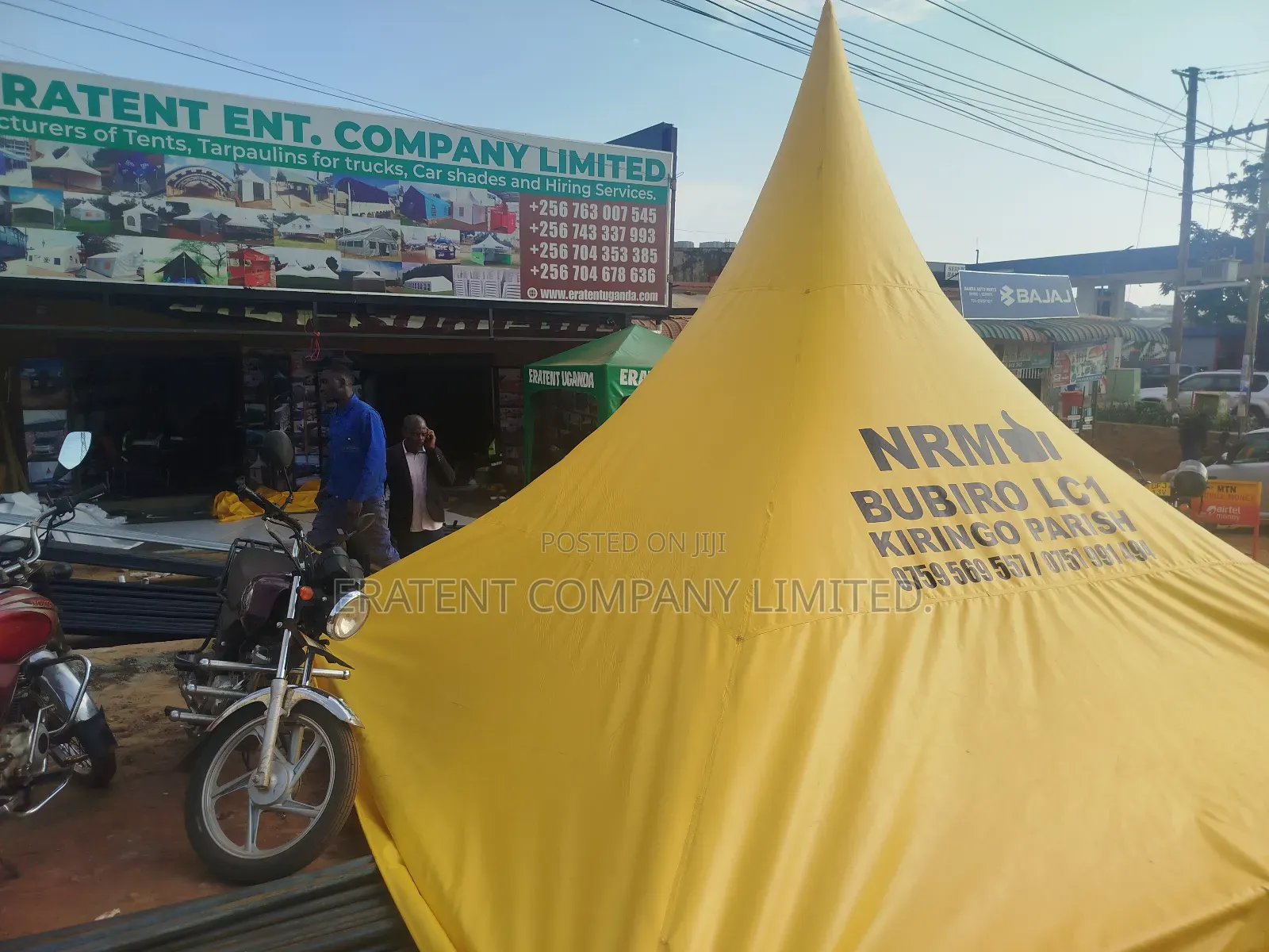 50seater Tent Branded In Strong Materials