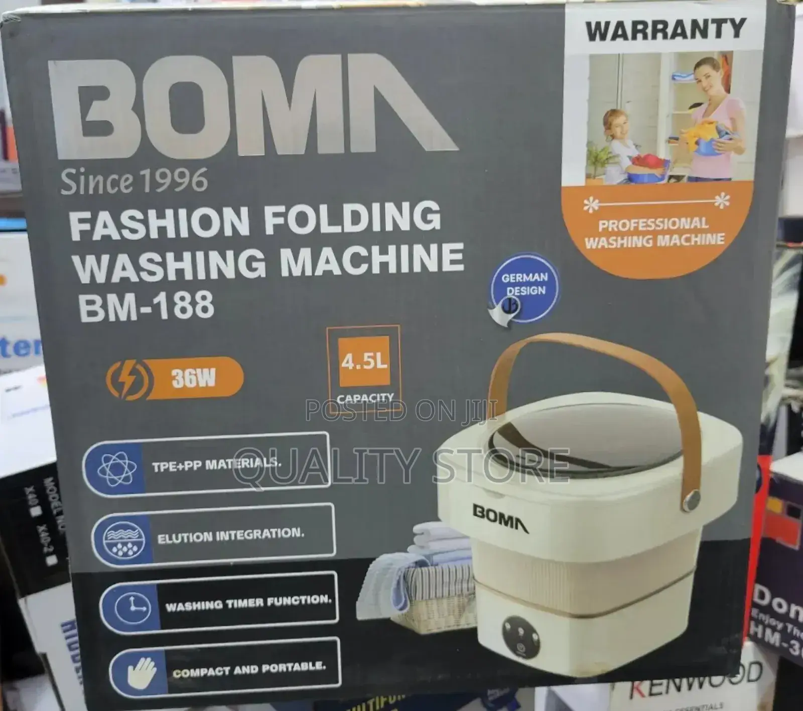 Bomn Folding Washing Machine 4.5 L Bm-188