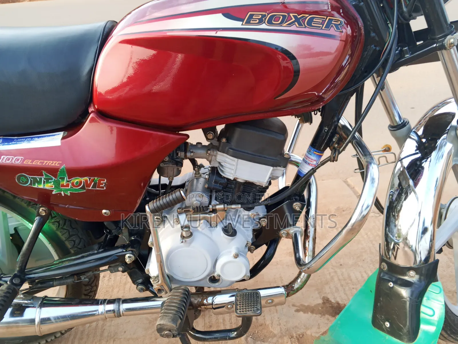 Bajaj Boxer 125 2017 Red