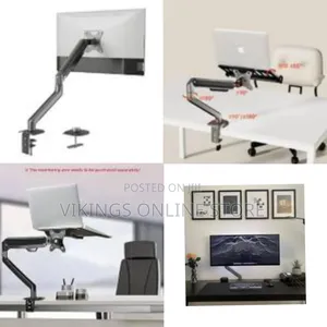 Single Monitor Mount, Holds Screens Up to 32 Inches and 19.8 LBS