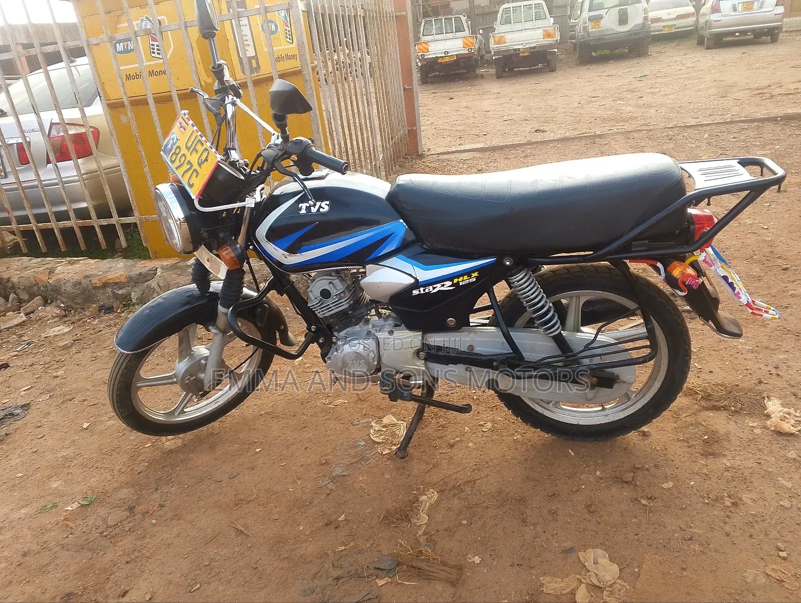 TVS HLX 125 2023 Red