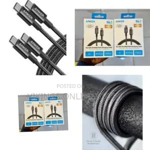 Anker Usb C to Usb C Cable, Type-C 60w, Braided Fast Charging Cable