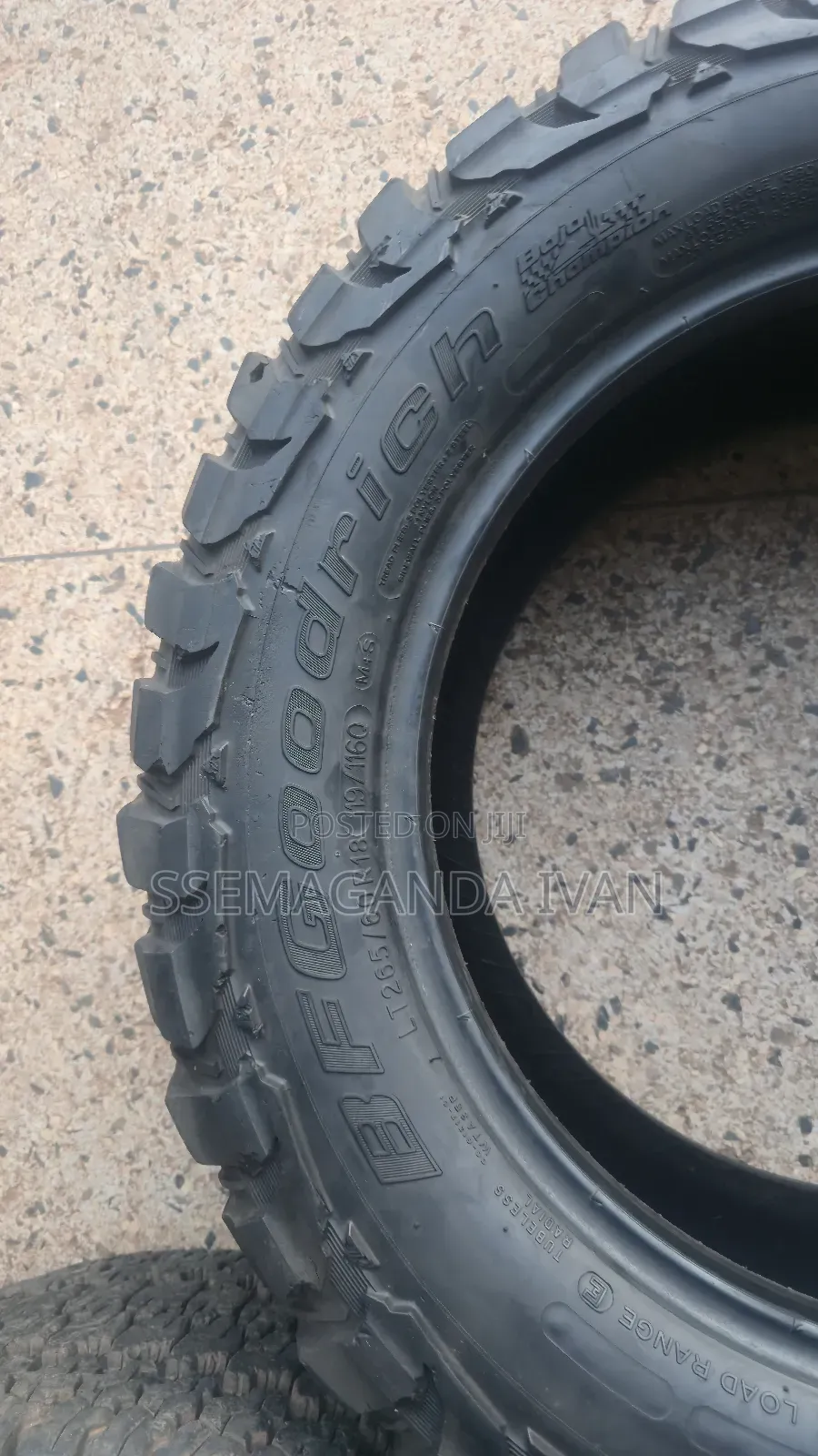 265/60r18 Mud Terrain Bf Goodrich M/T Foreign Used