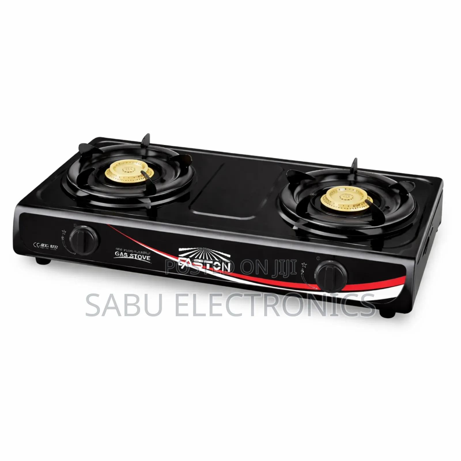 Household Double Gas Stove - Strong Flame Durable