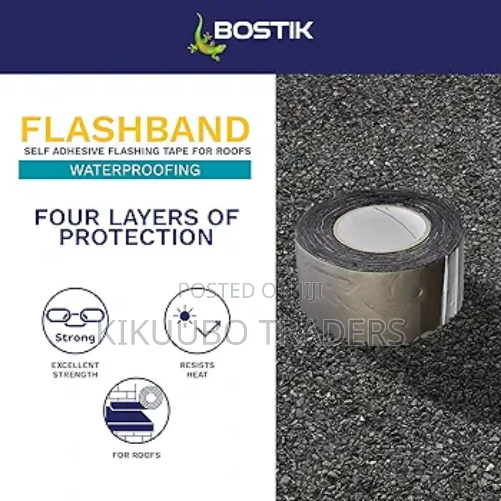Bostik Flashband Self Adhesive Flashing Tape for Roofs