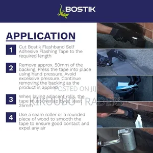 Bostik Flashband Self Adhesive Flashing Tape for Roofs