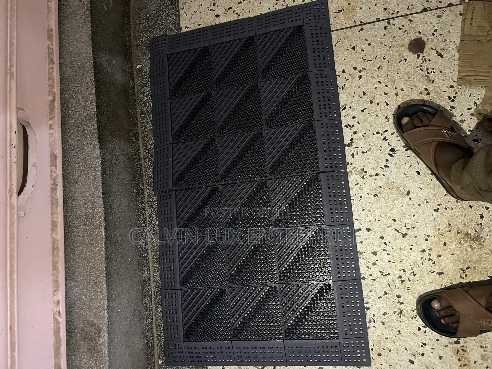 Shoe Brush Scraper Door Mat