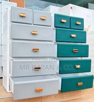 Multi-Tier Plastic Baby Wardrobe