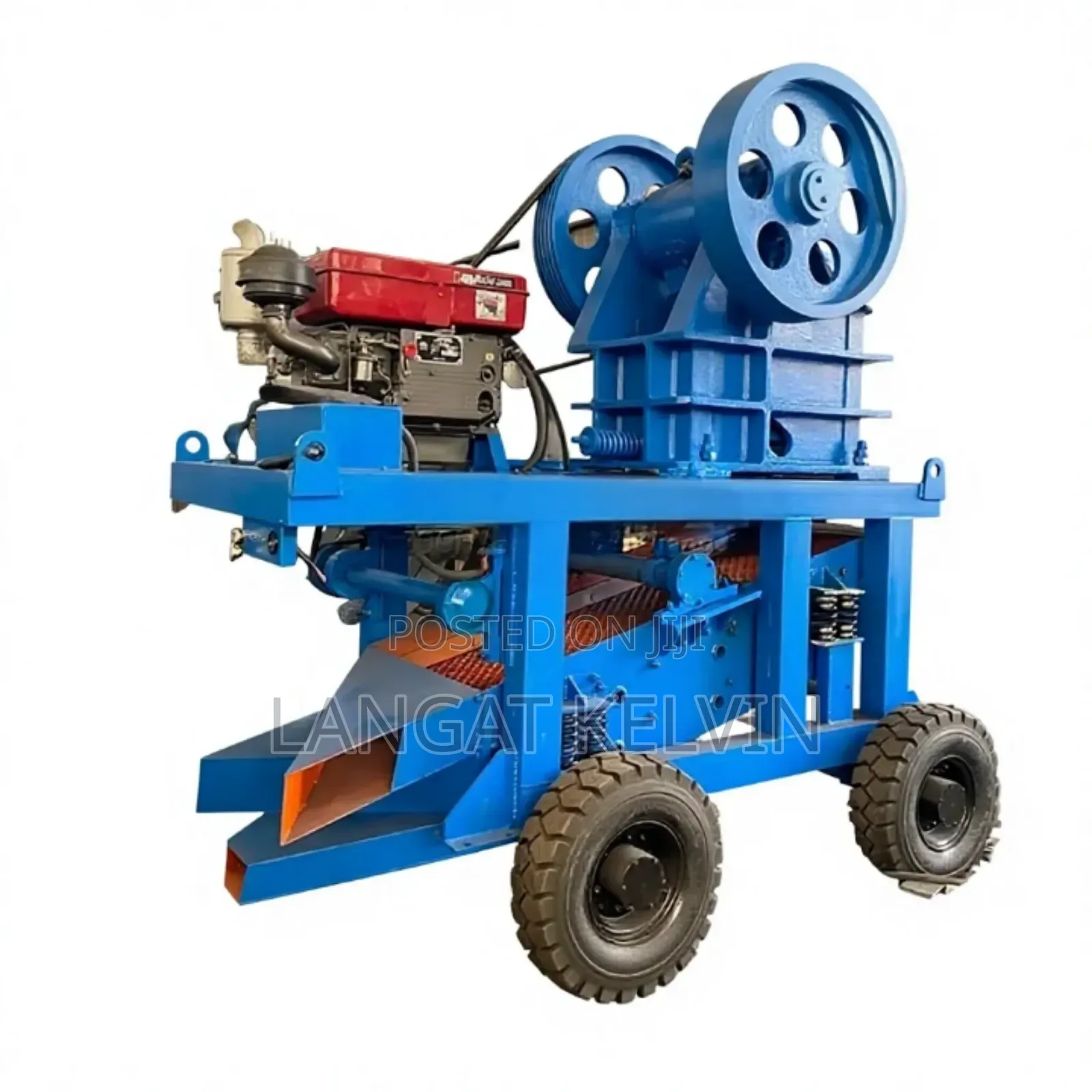 Heavy-duty Mobile Jaw Crusher 250×400 – Diesel Powered