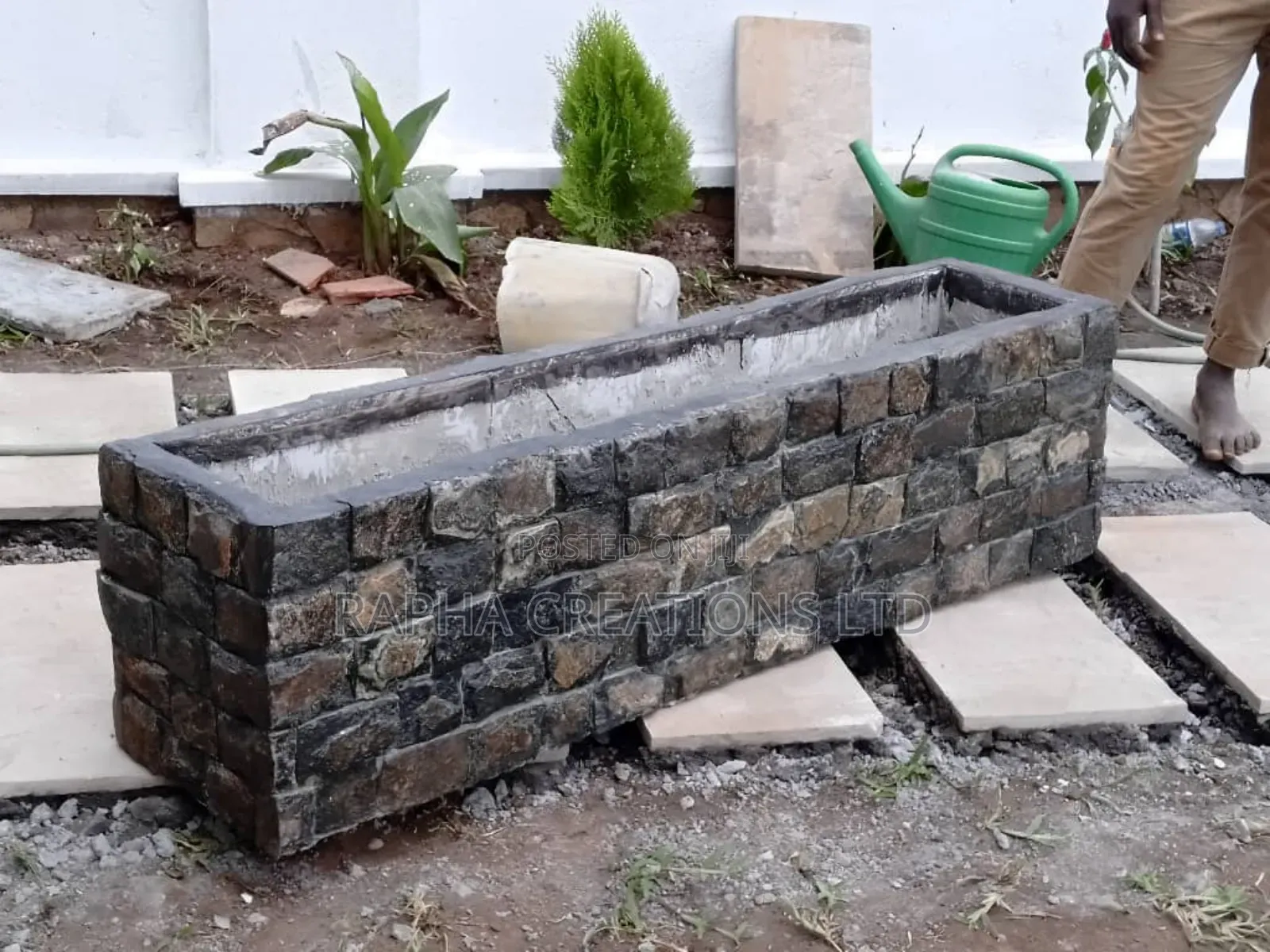 Stone Slates Planters/Concrete Pots/Planters/Stones/ Cladding