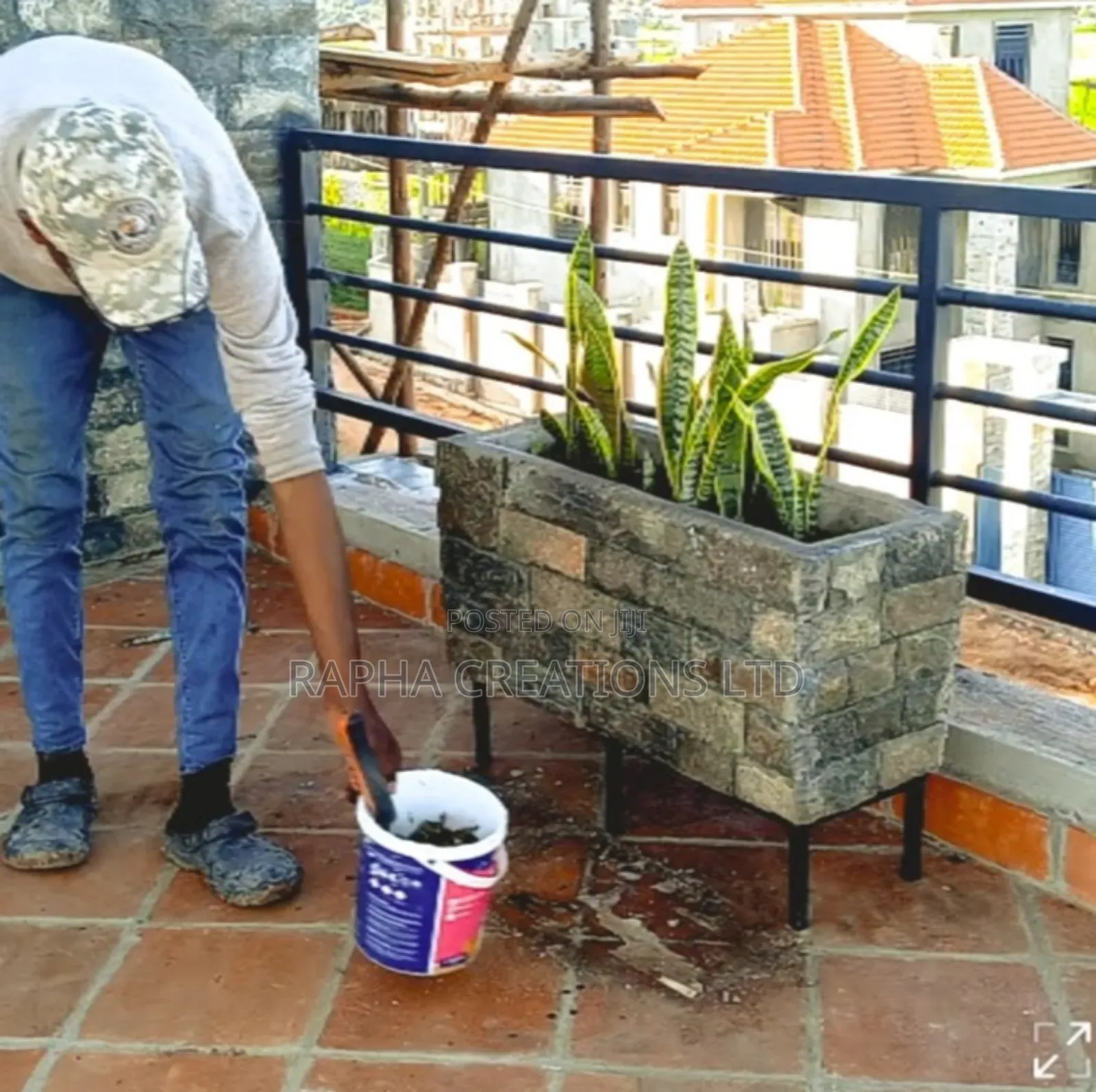 Stone Slates Planters/Concrete Pots/Planters/Stones/ Cladding