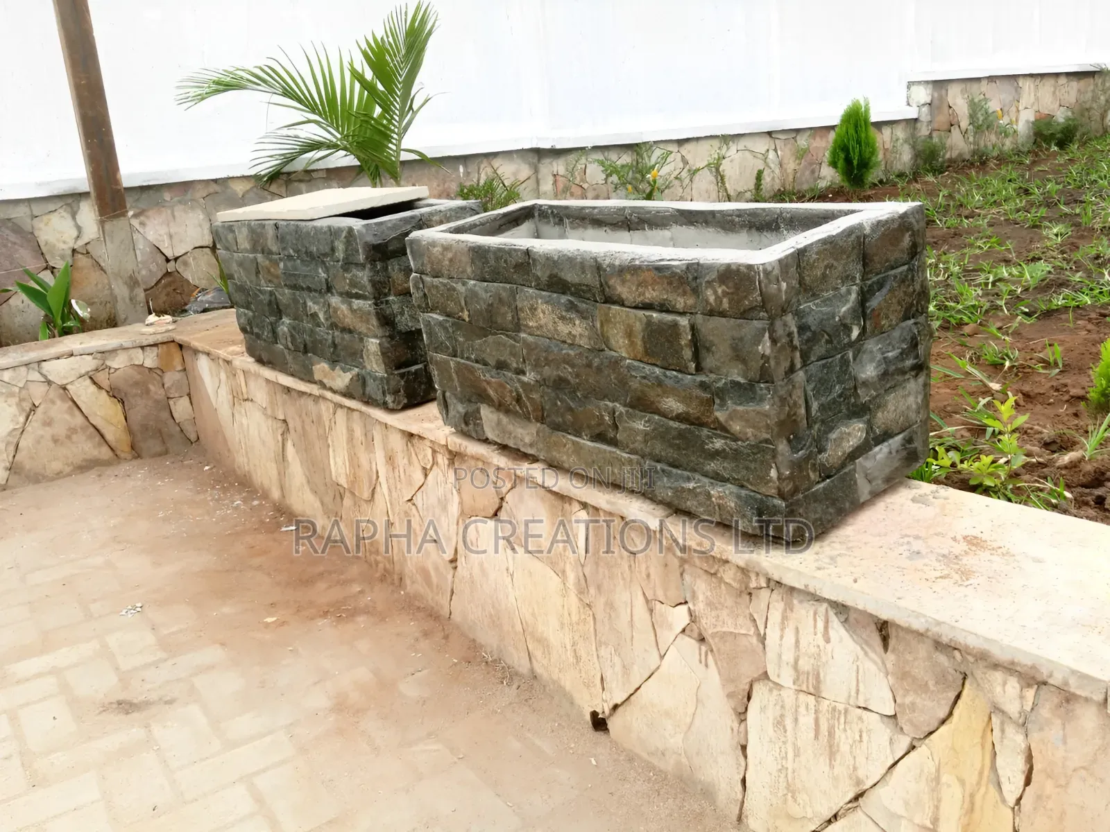 Stone Slates Planters/Concrete Pots/Planters/Stones/ Cladding