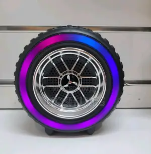 Car Wheel-Shaped Boom Bass Speaker