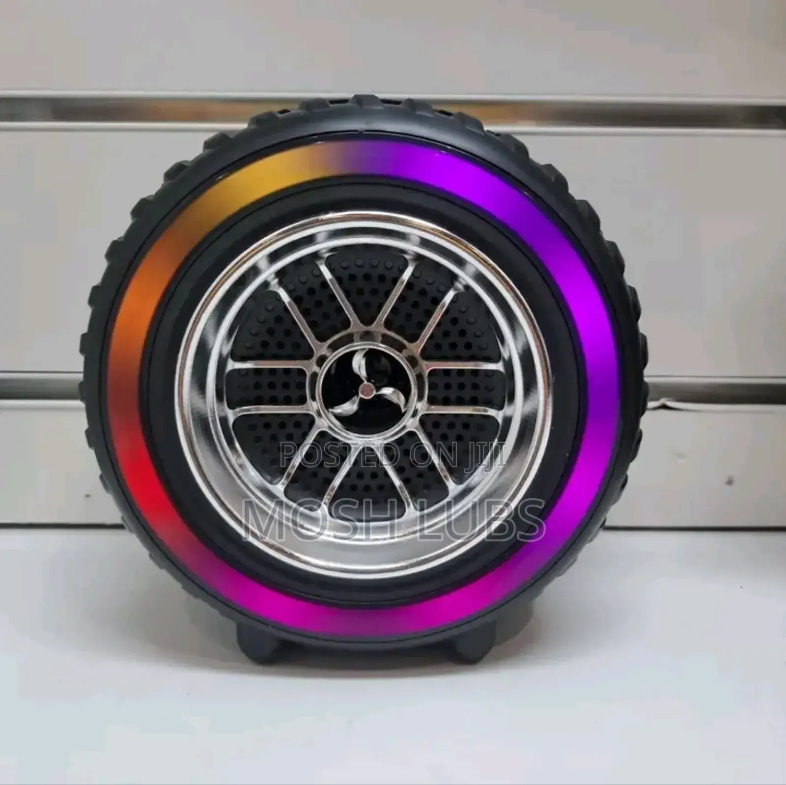 Car Wheel-Shaped Boom Bass Speaker