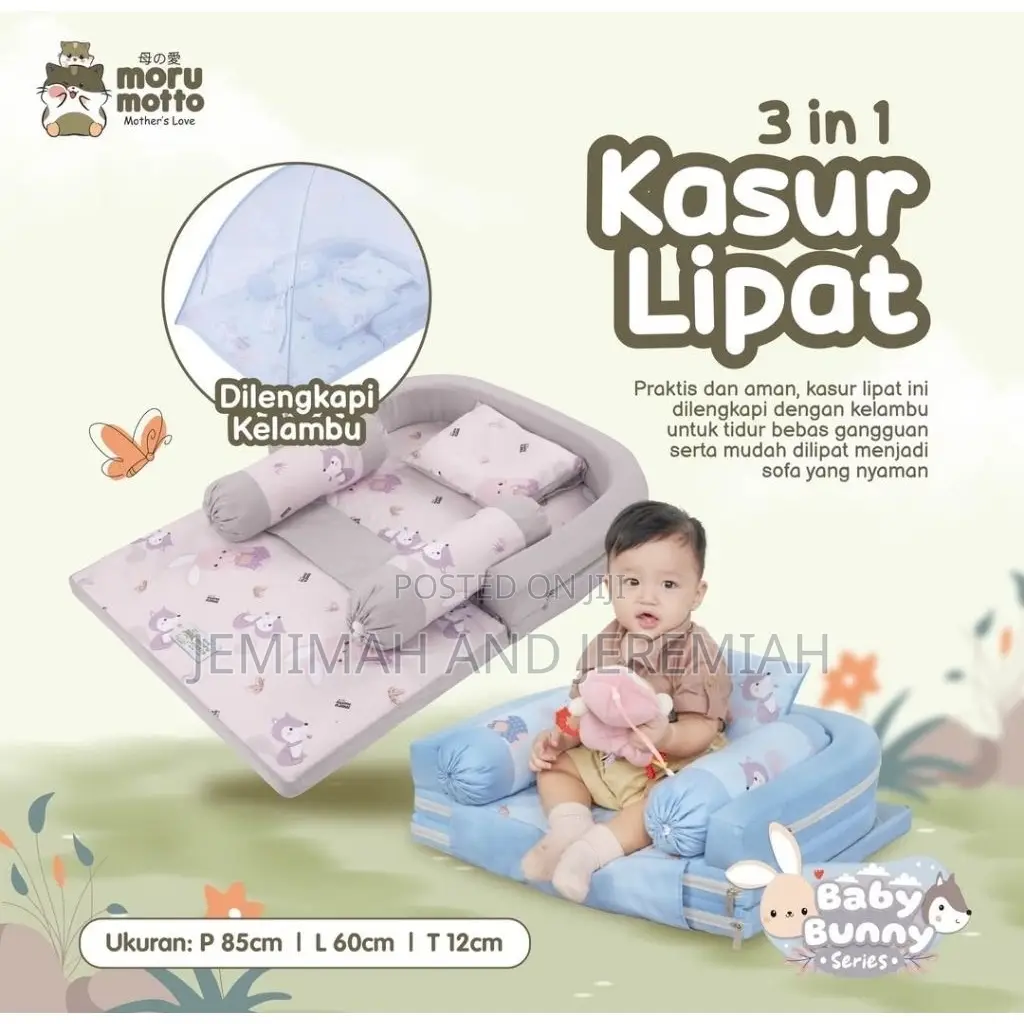 Baby Bed-Sofa Convertible With Net