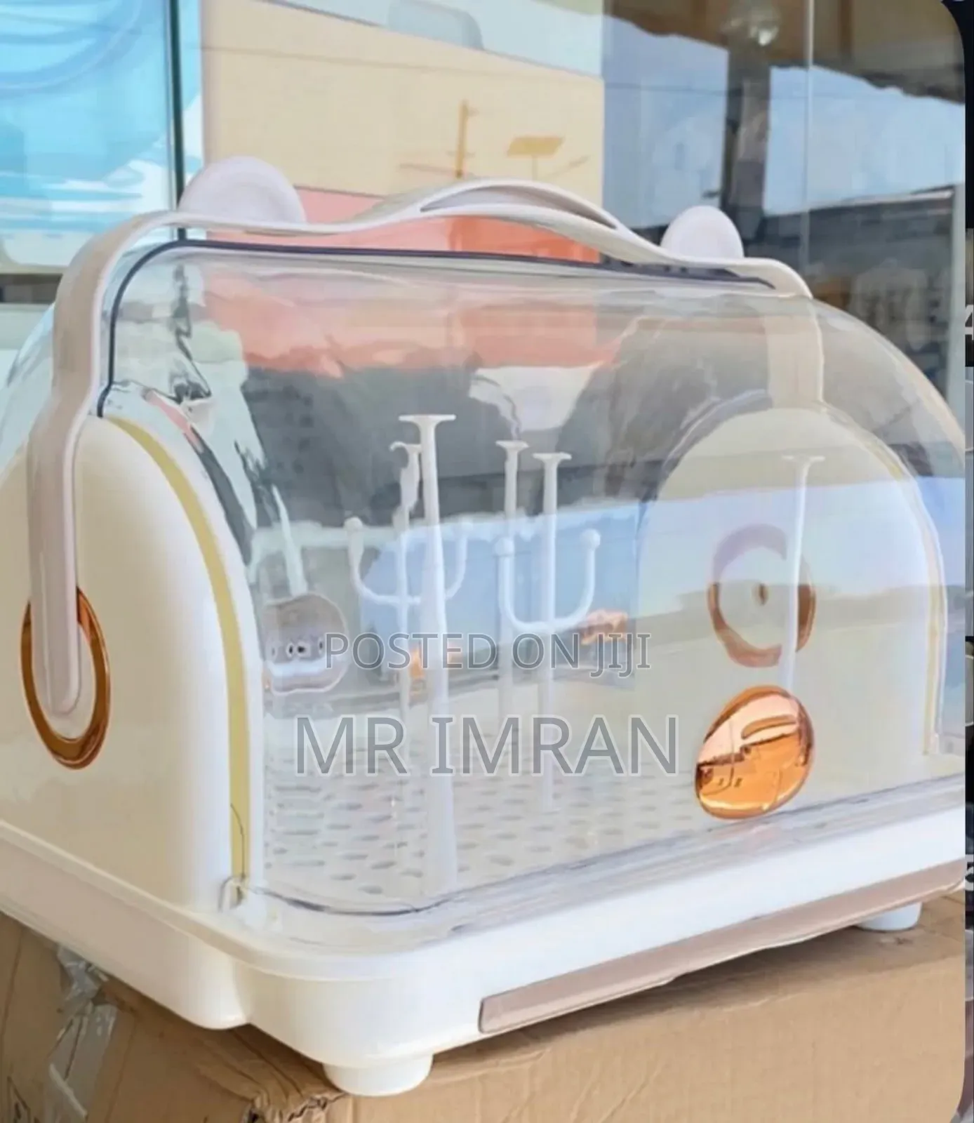 Portable Baby Bottle Drying Rack and Storage Organizer