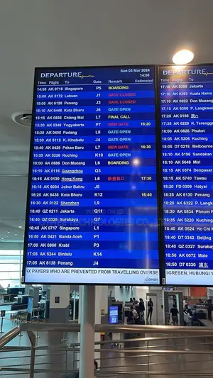 Airport Flight Information Displays (Fids)