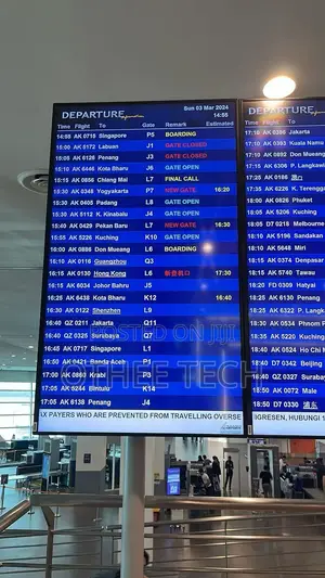 Airport Flight Information Displays (Fids)