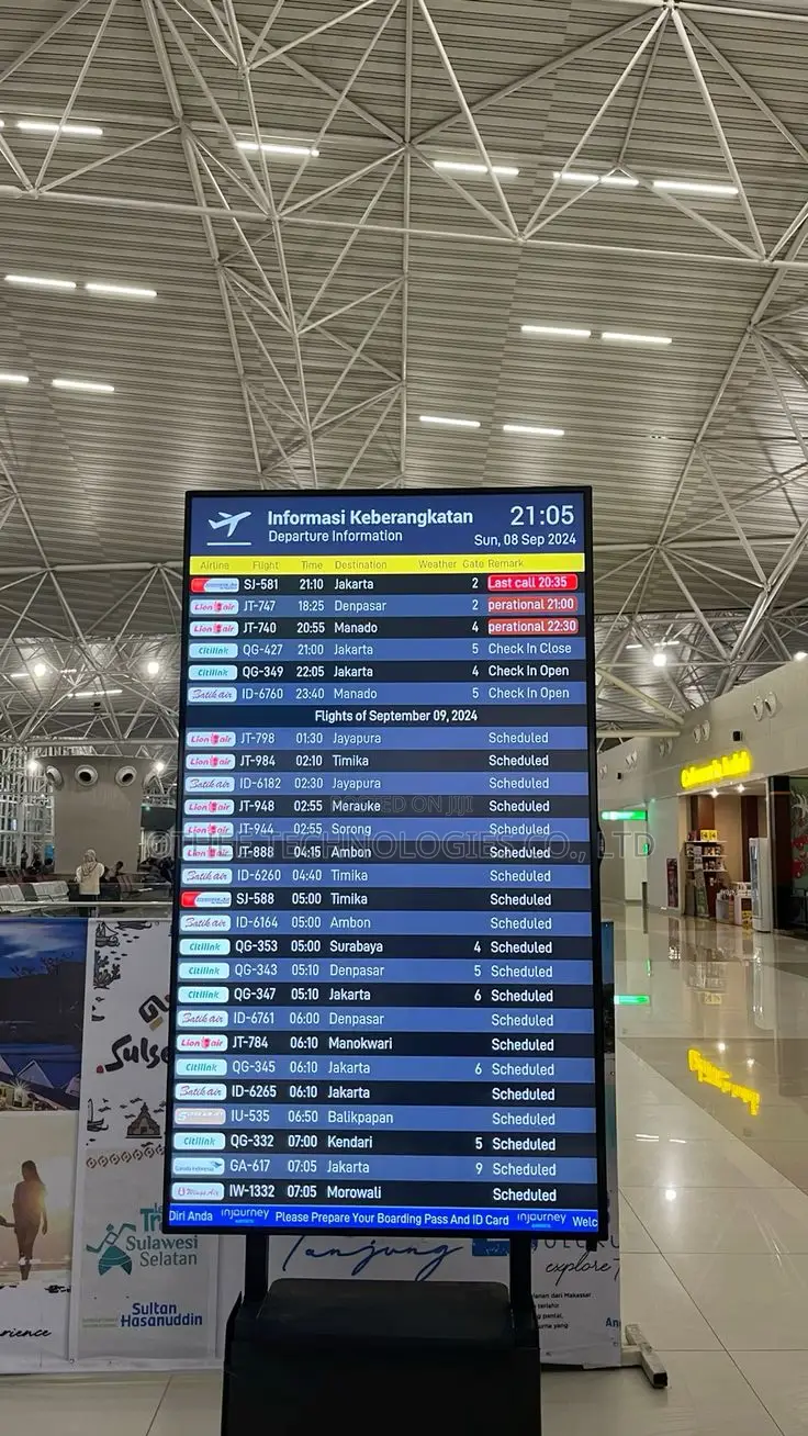 Airport Flight Information Displays (Fids)