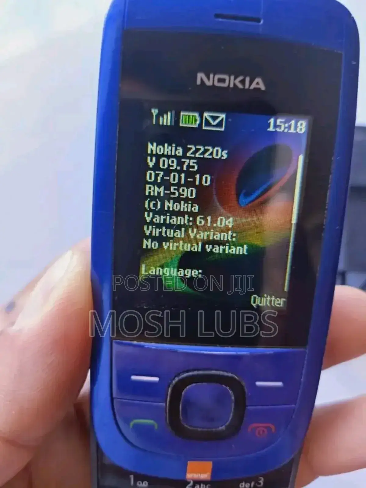 New Nokia 2220 slide Blue