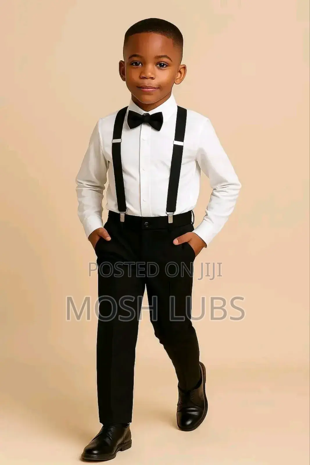 Clothing Set of {A Bowtie+ Suspender}