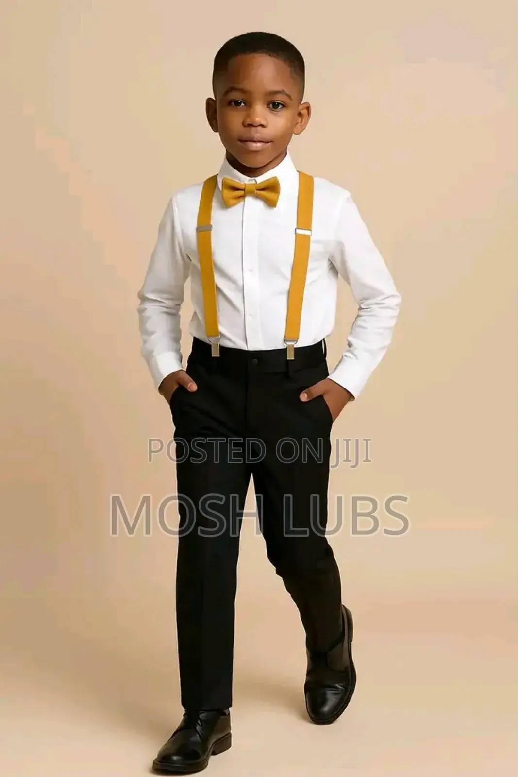 Clothing Set of {A Bowtie+ Suspender}
