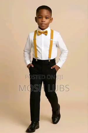 Clothing Set of {A Bowtie+ Suspender}