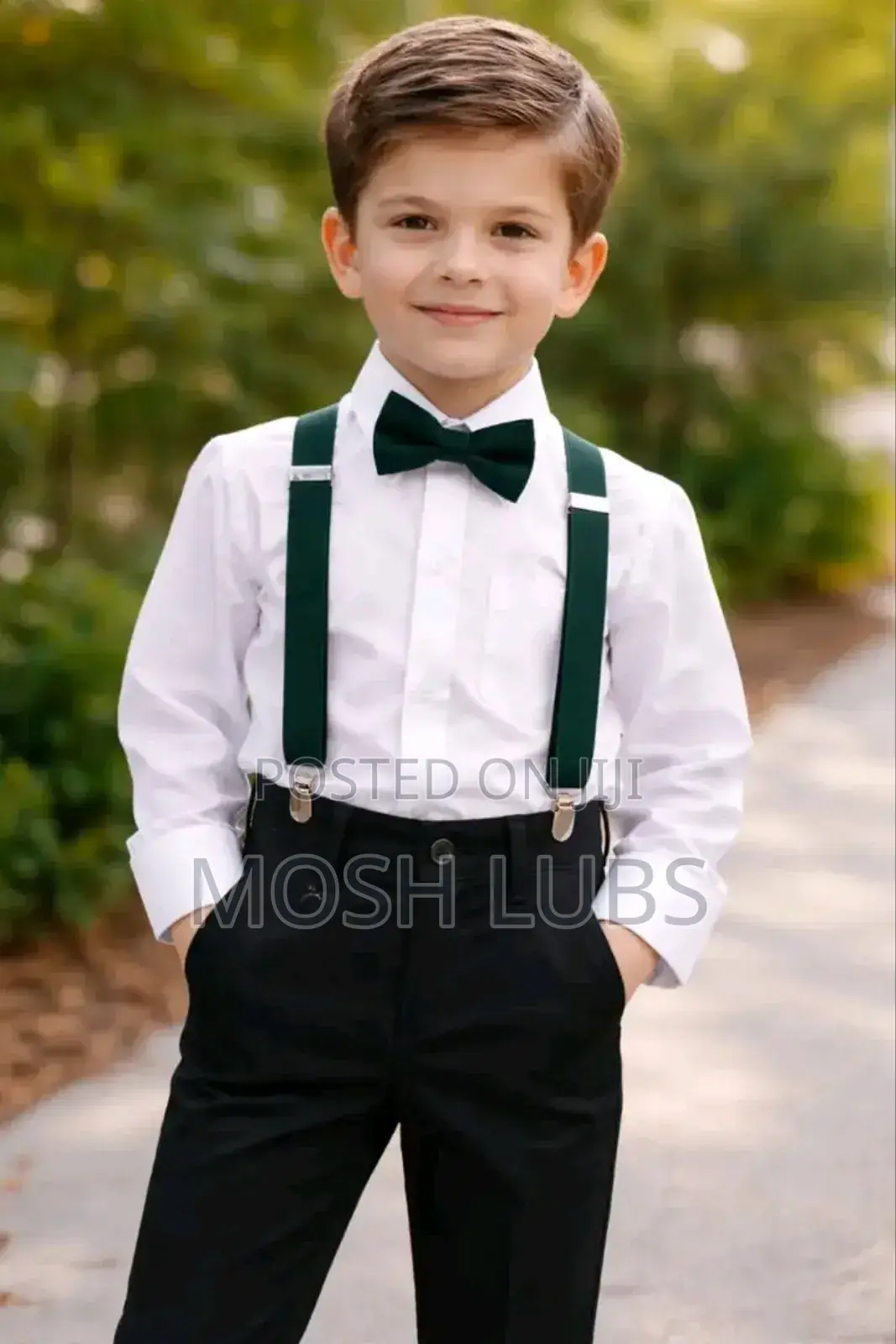 Clothing Set of {A Bowtie+ Suspender}