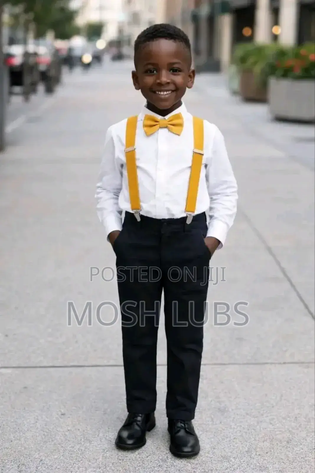 Clothing Set of {A Bowtie+ Suspender}