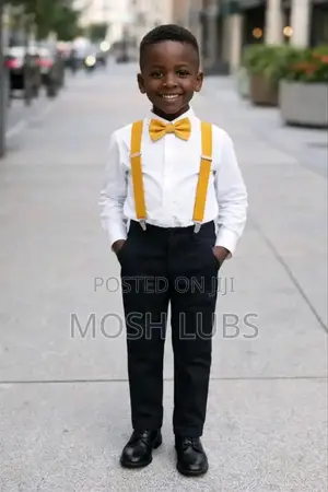 Clothing Set of {A Bowtie+ Suspender}
