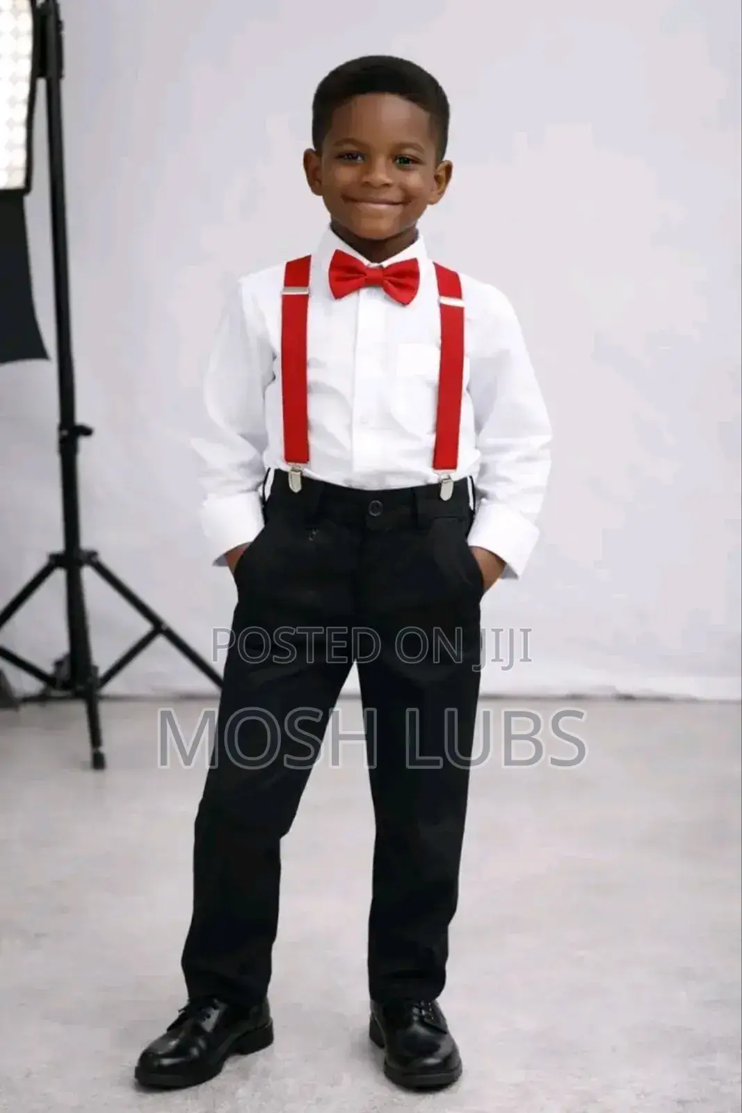 Clothing Set of {A Bowtie+ Suspender}