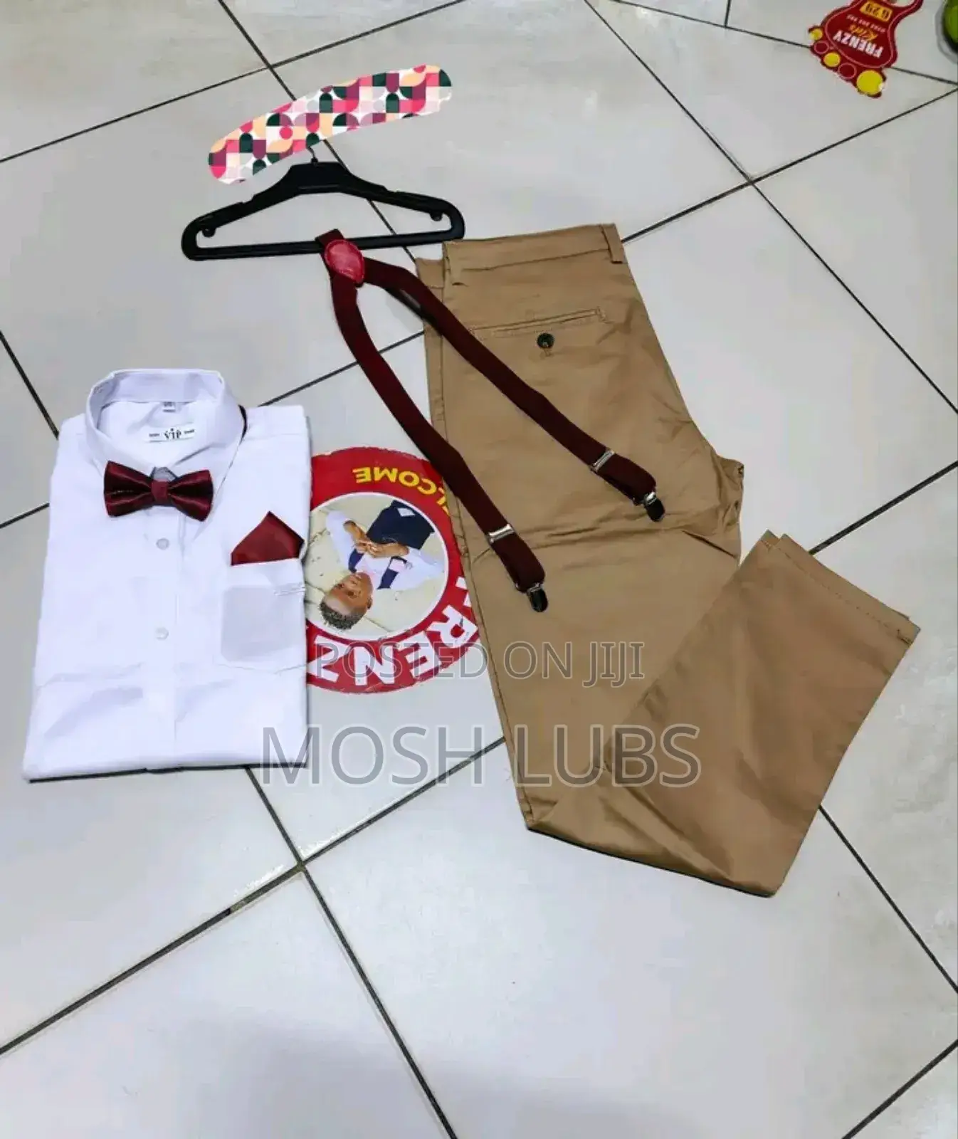 Pure White Tuxedo Shirts for Kids