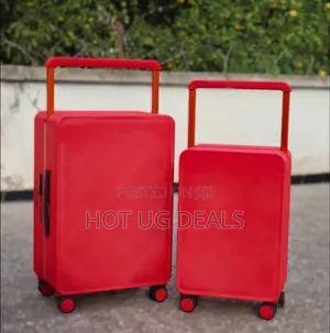 Leaves King Black Luxury Hard Shell Luggage - 2set