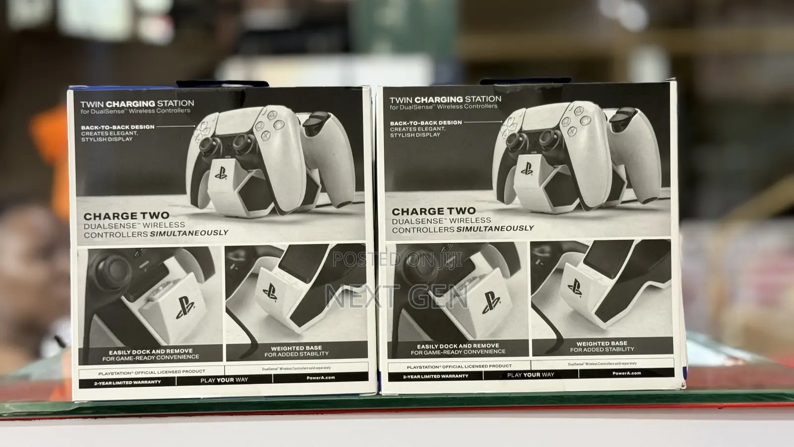 Powera Twin Charging Station For Ps5 Dualsense Wireless Controllers