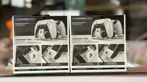 Powera Twin Charging Station For Ps5 Dualsense Wireless Controllers