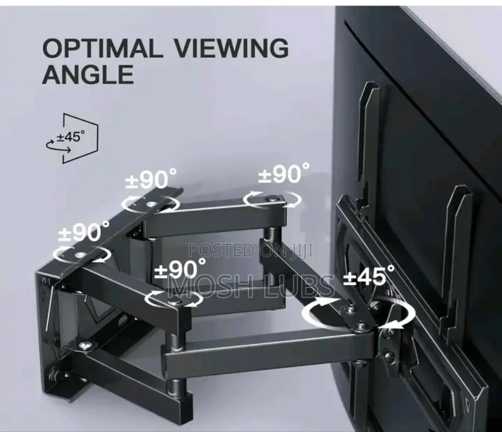 6 Arms Tv Wall Mount{360° Angle Rotation}