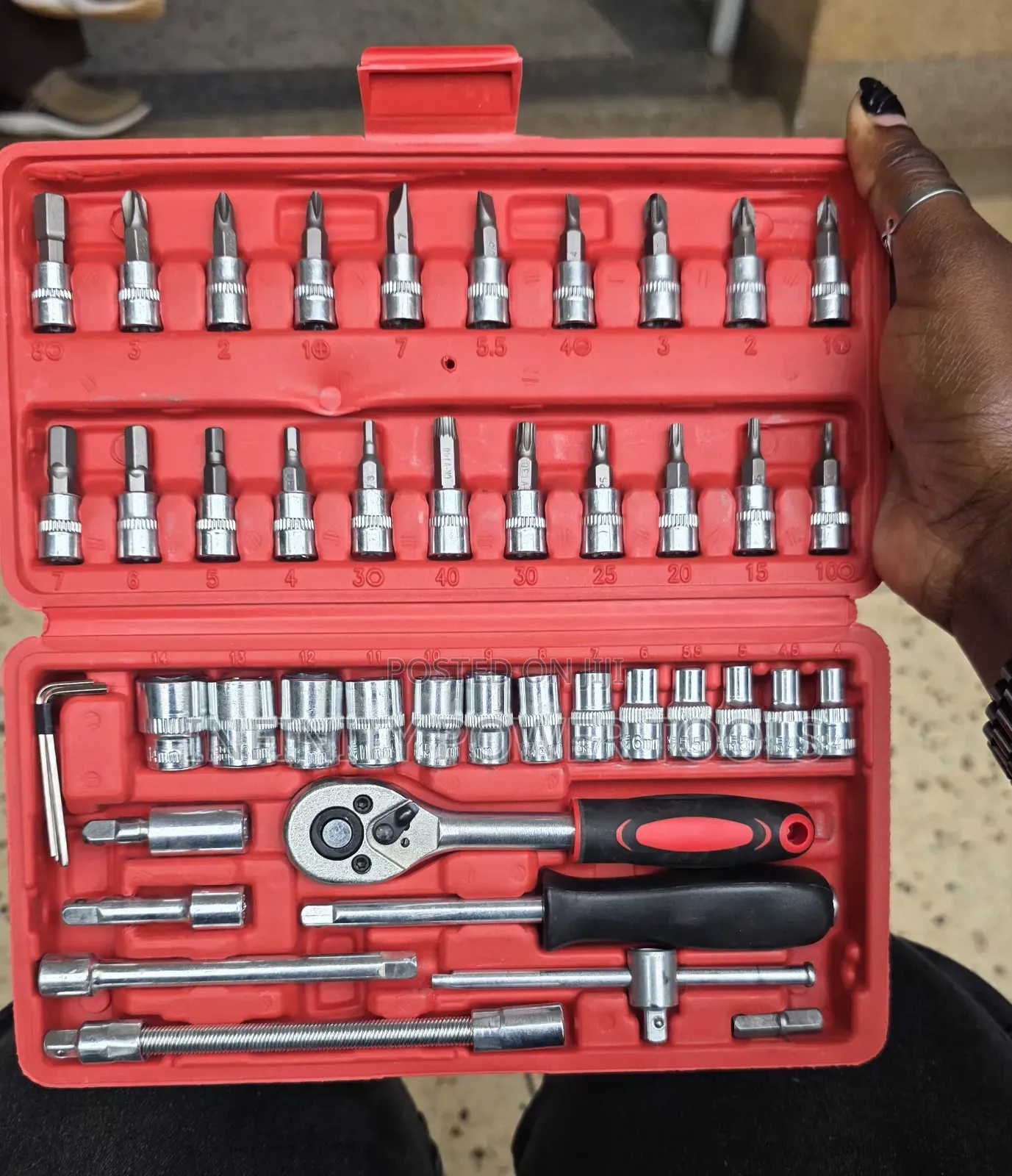 46pcs Socket Wrench Set(4mm-14mm)