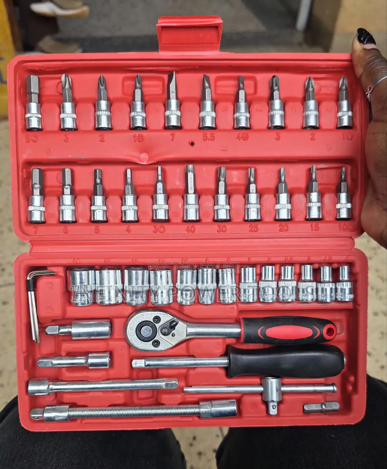 46pcs Socket Wrench Set(4mm-14mm)