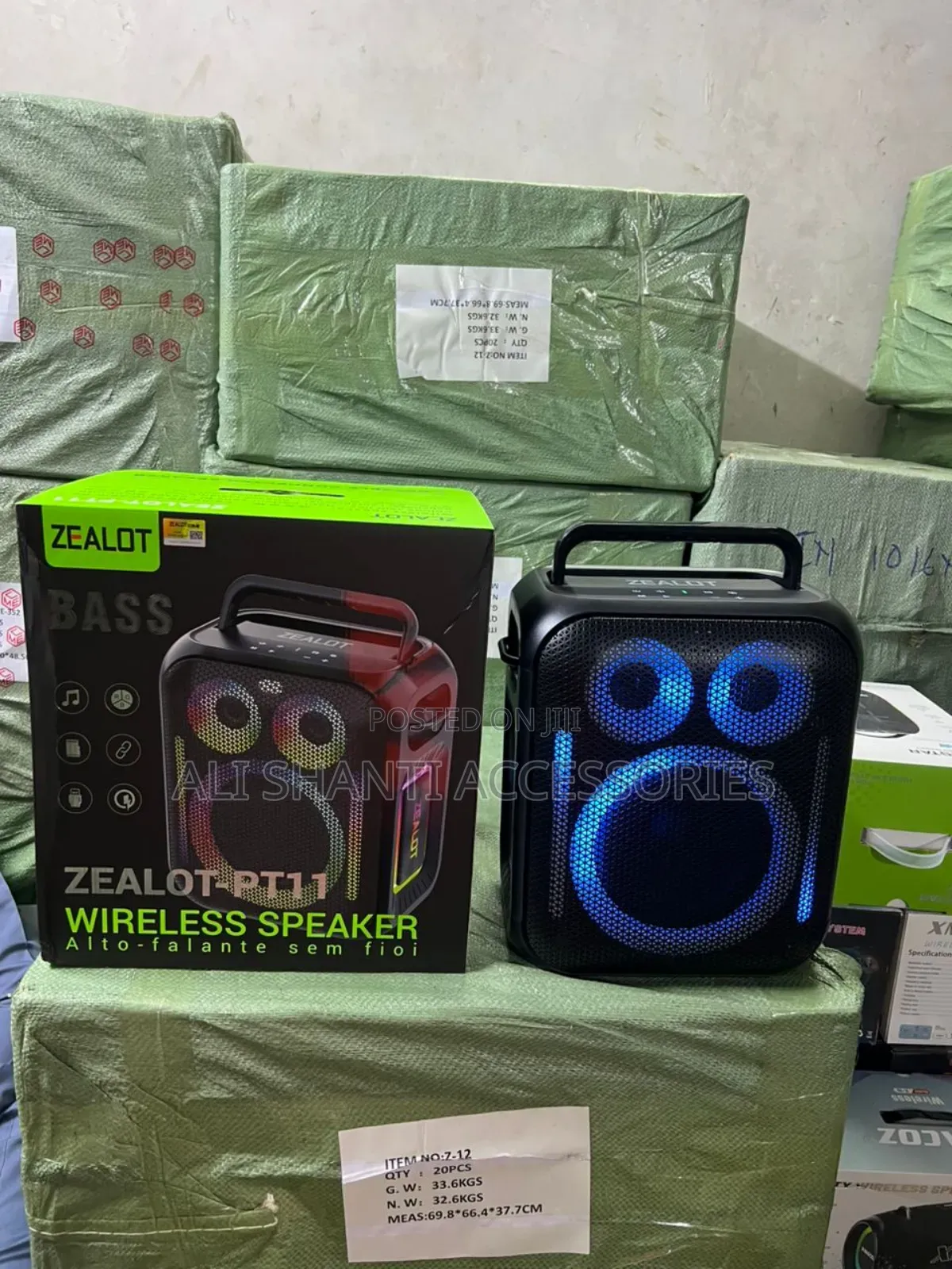 Zealot Pt 11 Party Box Bluetooth Speaker