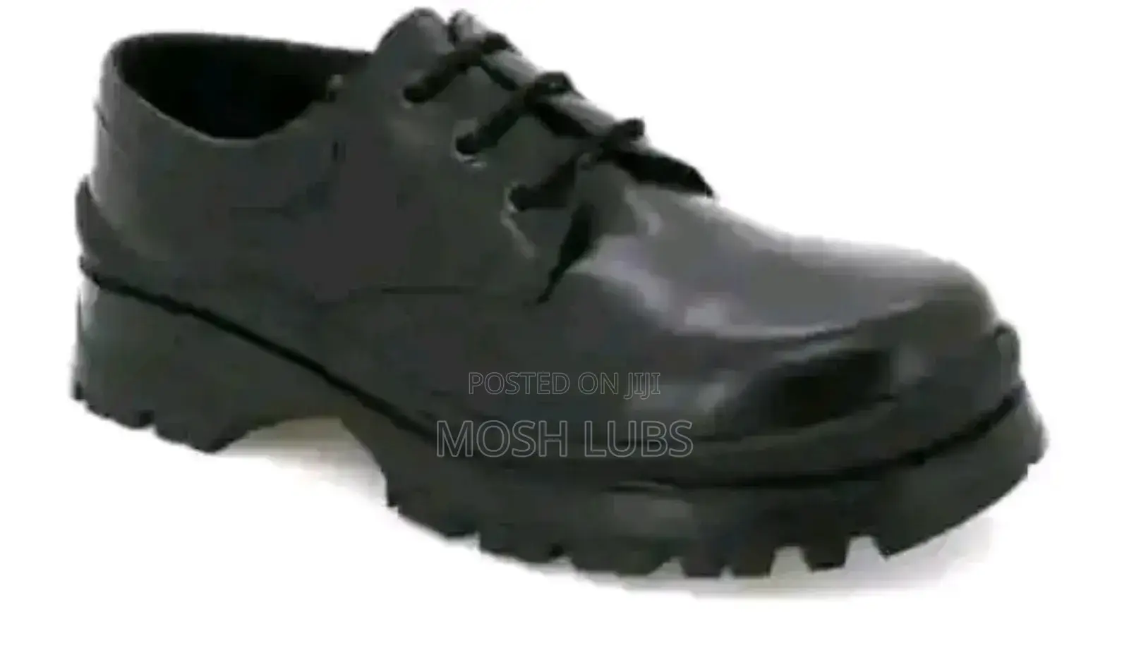 Kids Black School Shoes-Unisex
